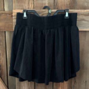 Elegant Black Skater Skirt